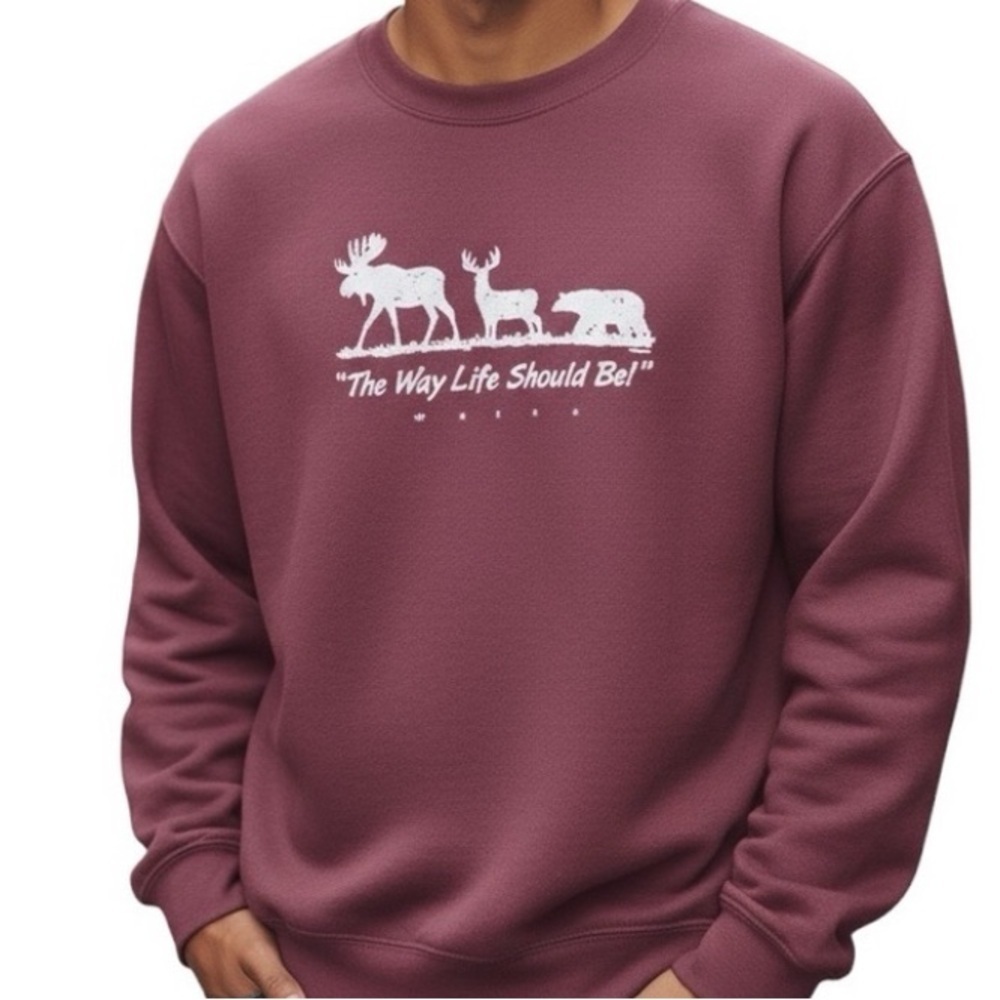 LEE VTG MAINE Crewneck Sweatshirt size small souvenir maine outdoorsy top unisex